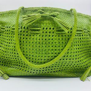 Coach Lime Green Mini Shopper Tote 9993